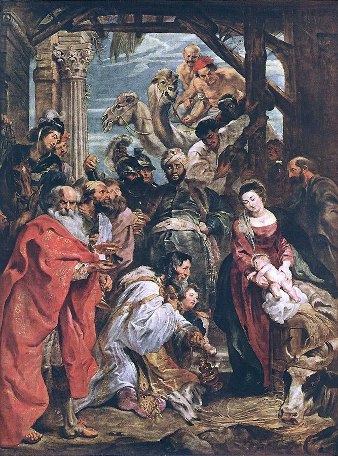  Peter Paul Rubens The Adoration of the Magi - Hand Painted Oil Painting