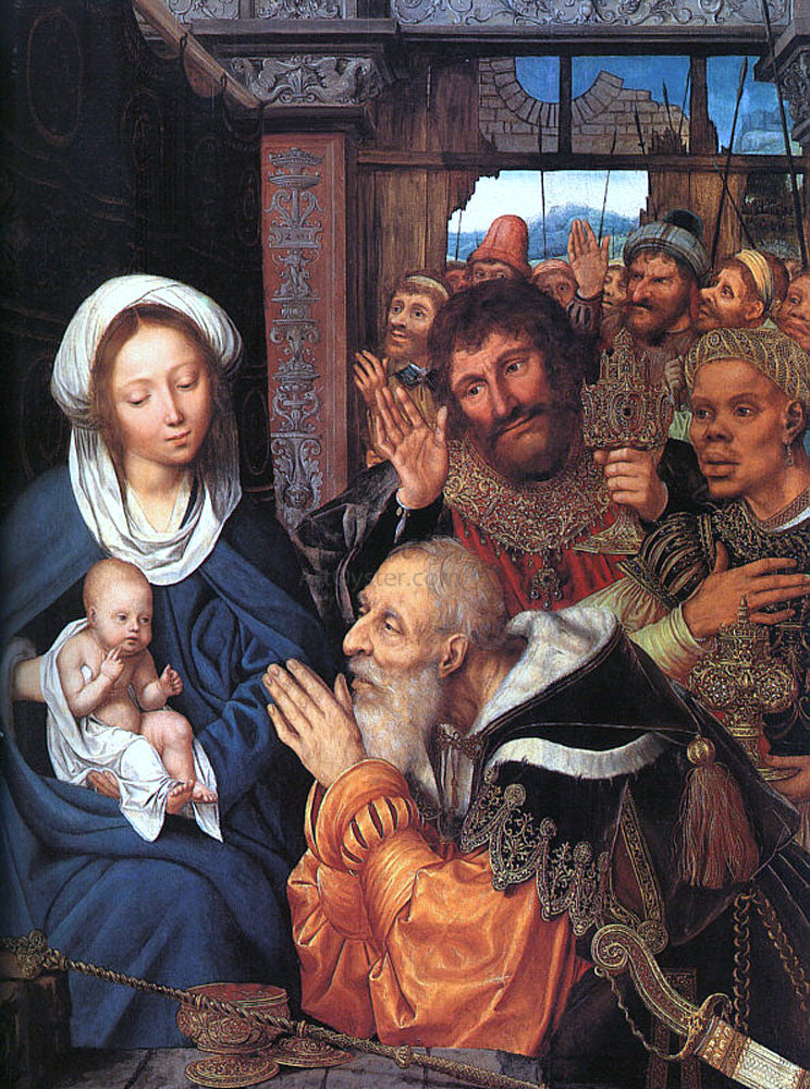  Quentin Massys The Adoration of the Magi - Hand Painted Oil Painting
