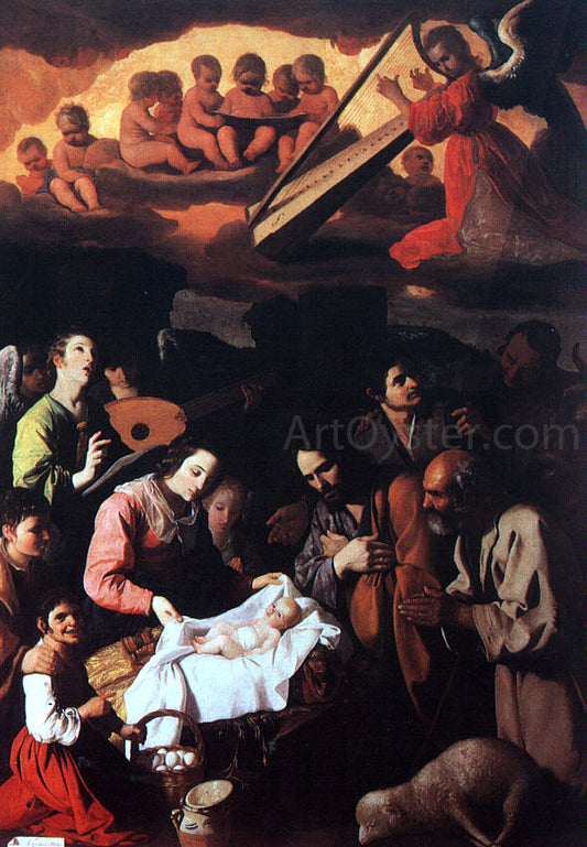  Francisco De Zurbaran The Adoration of the Shepherds - Hand Painted Oil Painting