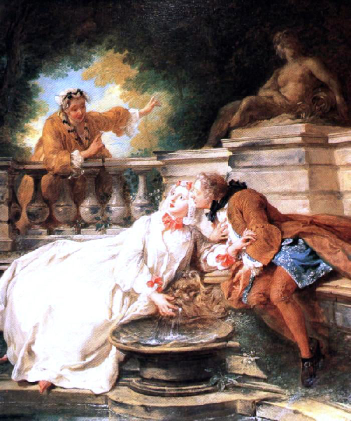  Jean-Francois De Troy The Alarm, or the Gouvernante Fidele - Hand Painted Oil Painting