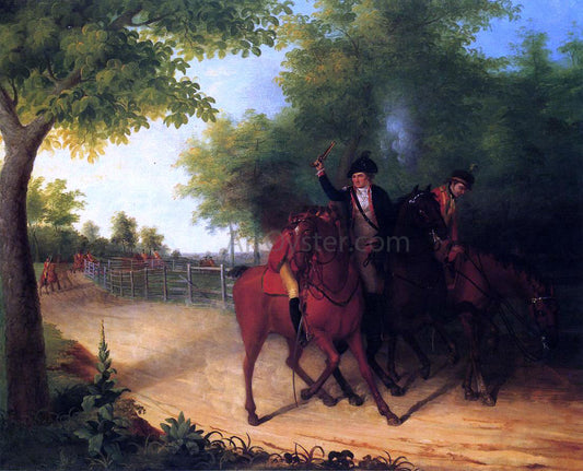  James Peale The Ambush of Captain Allan Mclane - Hand Painted Oil Painting