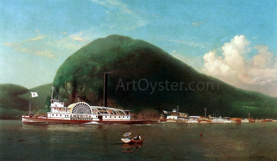  James Gale Tyler The American and the Coquette at Storm King on the Hudson - Hand Painted Oil Painting