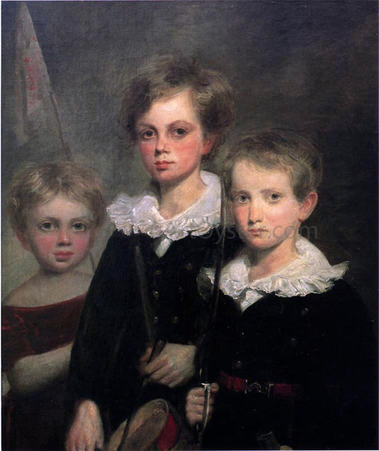  Oliver Frazer The Anderson Children - Hand Painted Oil Painting