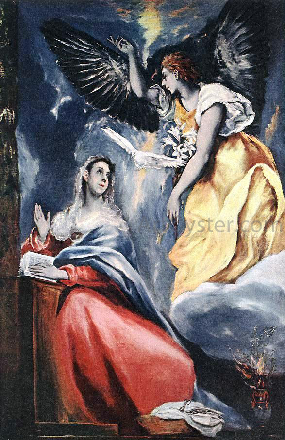  El Greco The Annunciation - Hand Painted Oil Painting