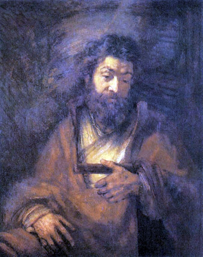  Rembrandt Van Rijn The Apostle Simon - Hand Painted Oil Painting