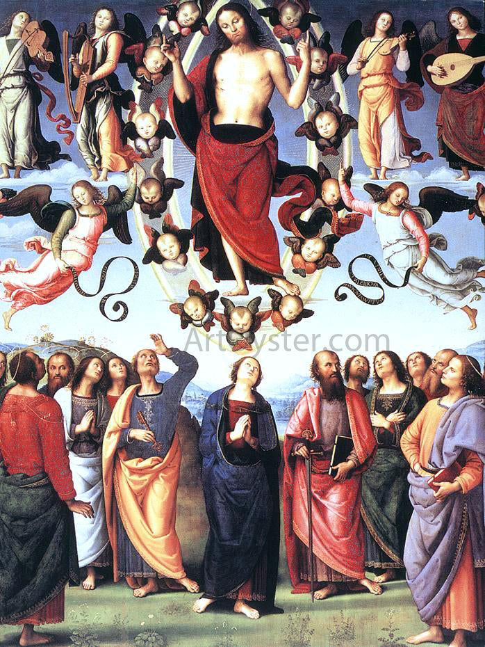  Pietro Perugino The Ascension of Christ - Hand Painted Oil Painting