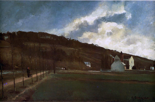  Camille Pissarro The Banks of the Marne in Winter - Hand Painted Oil Painting