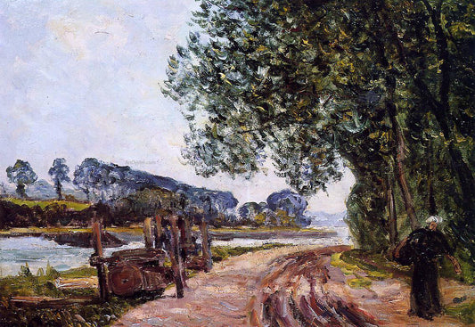  Maxime Maufra The Banks of the River Auray, Brittany - Hand Painted Oil Painting