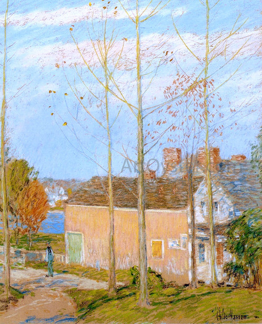  Frederick Childe Hassam The Barn, Cos Cob - Hand Painted Oil Painting