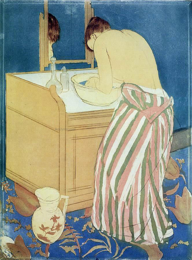  Mary Cassatt The Bath - Hand Painted Oil Painting