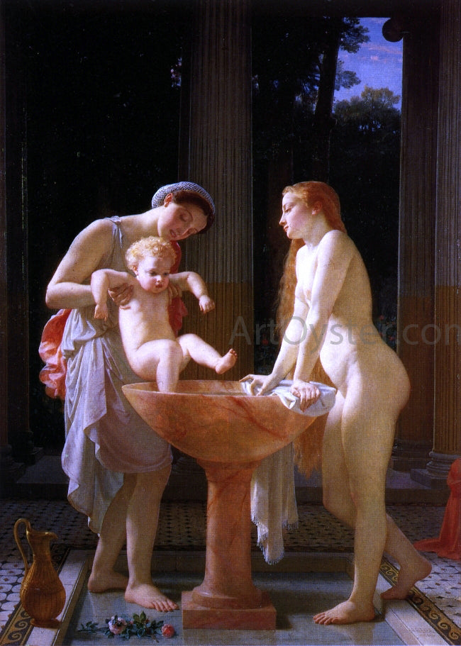  Marc-Charles-Gabriel Gleyre The Bath - Hand Painted Oil Painting