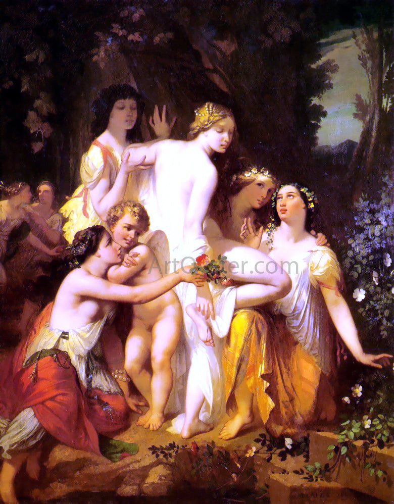  Auguste Glaize The Bath of Venus - Hand Painted Oil Painting