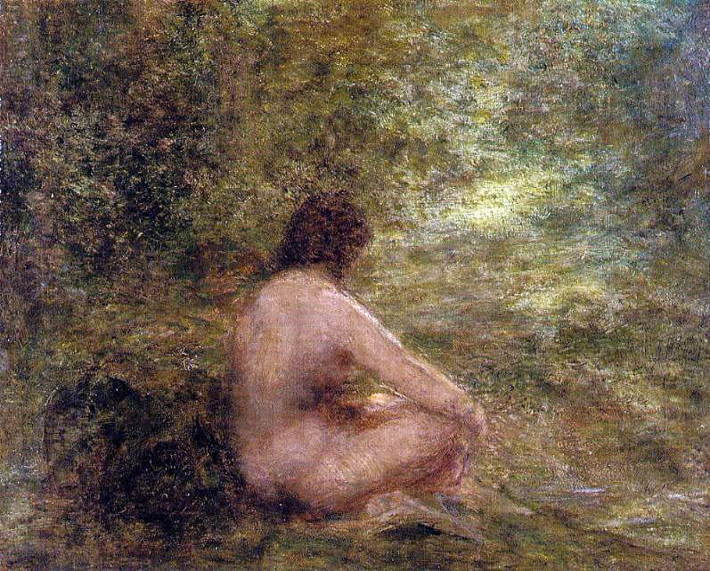  Henri Fantin-Latour The Bather - Hand Painted Oil Painting