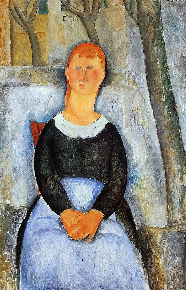  Amedeo Modigliani The Beautiful Grocer - Hand Painted Oil Painting