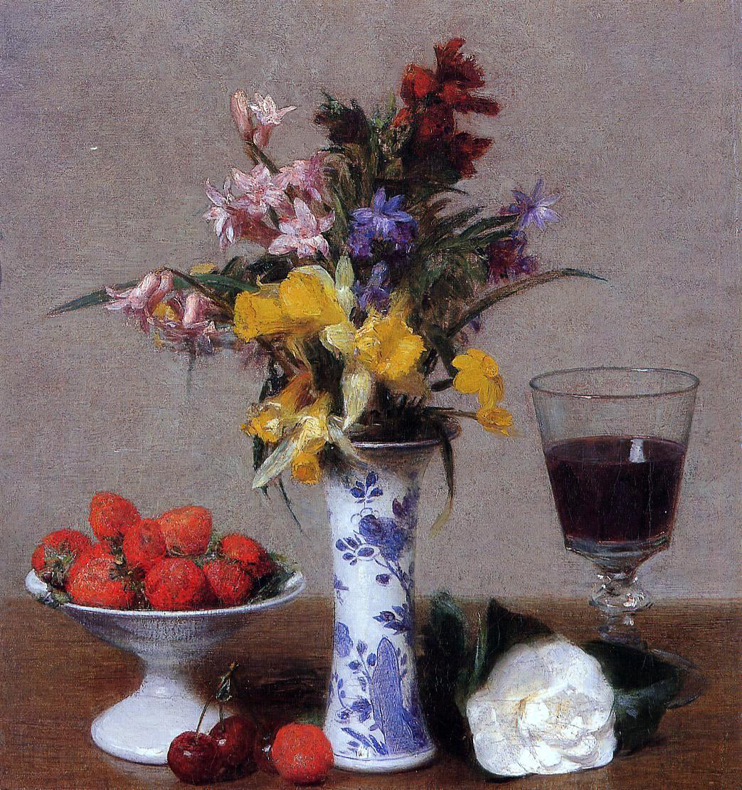  Henri Fantin-Latour The Bethrothal Still Life - Hand Painted Oil Painting