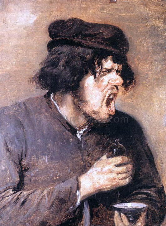  Adriaen Brouwer The Bitter Draught - Hand Painted Oil Painting