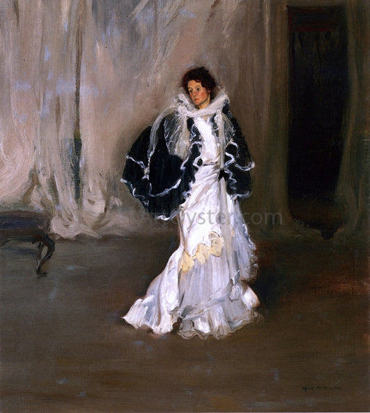  Alfred Henry Maurer The Black Cape - Hand Painted Oil Painting