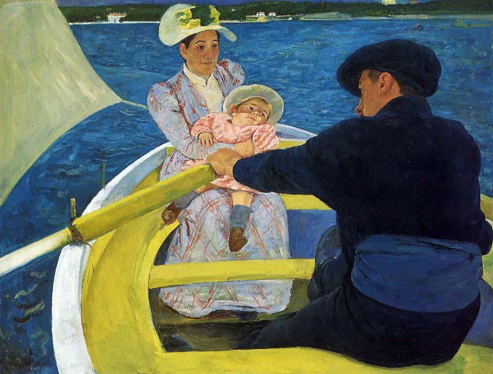  Mary Cassatt The Boating Party - Hand Painted Oil Painting