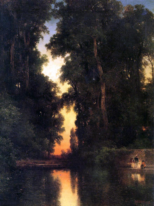  Thomas Moran The Borda Gardens, Mexico - Hand Painted Oil Painting