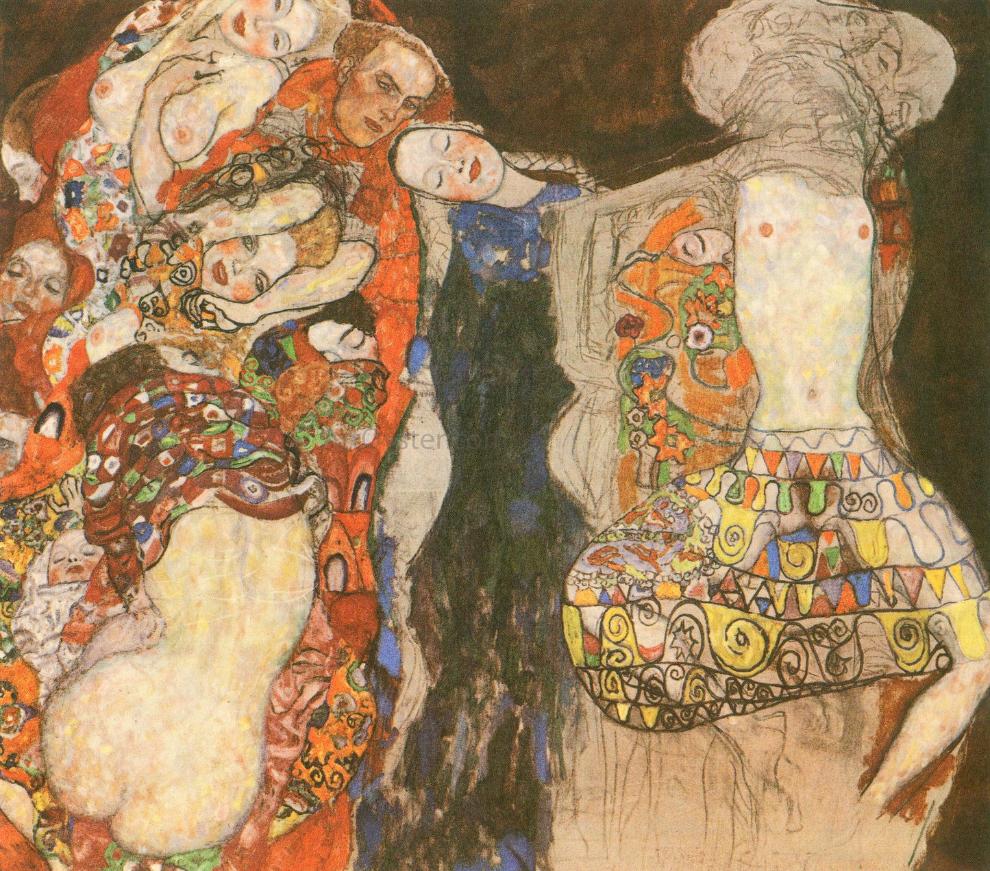  Gustav Klimt The Bride (unfinished) - Hand Painted Oil Painting