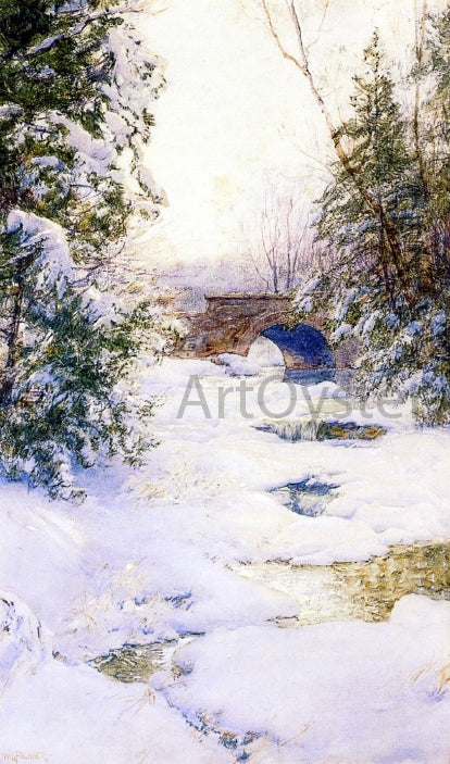  Walter Launt Palmer The Brook in Winter - Hand Painted Oil Painting