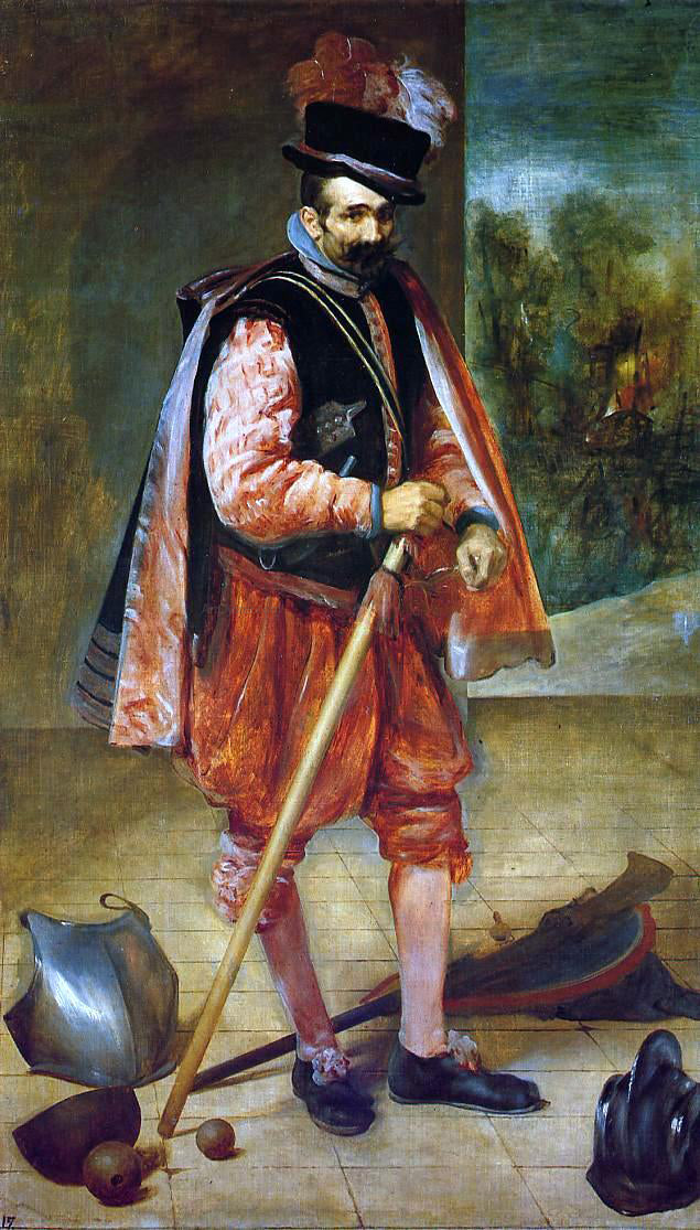  Diego Velazquez The Buffoon Juan de Austria - Hand Painted Oil Painting