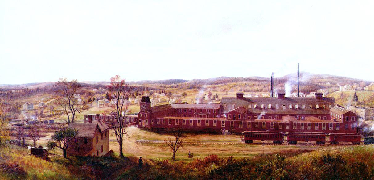  Edward Lamson Henry The Butler Hard Rubber Factory - Hand Painted Oil Painting
