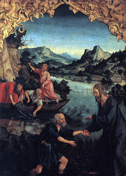  Hans Suss Von Kulmbach  The Calling of St Peter - Hand Painted Oil Painting