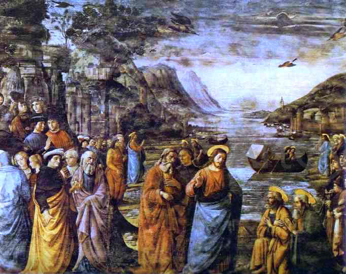  Domenico Ghirlandaio The Calling of St. Peter - Hand Painted Oil Painting