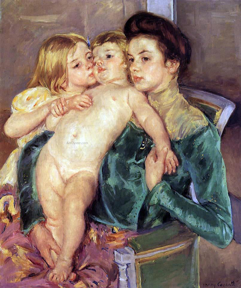  Mary Cassatt The Caress - Hand Painted Oil Painting