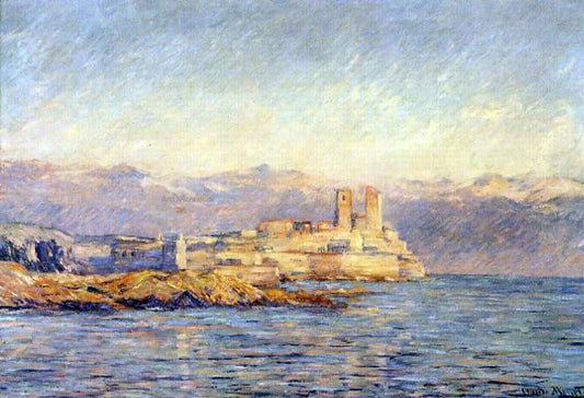  Claude Oscar Monet The Castle in Antibes - Hand Painted Oil Painting