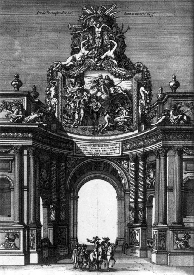  Jean Le Pautre The Ceremonial Entry of Louis XIV and Marie-Therese into Paris in 1660 - Hand Painted Oil Painting