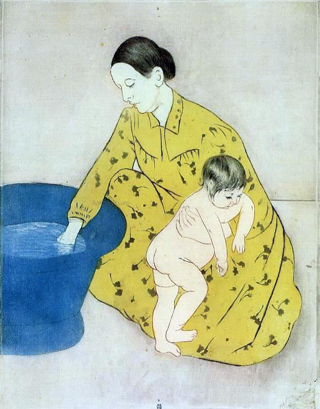  Mary Cassatt The Child's Bath - Hand Painted Oil Painting