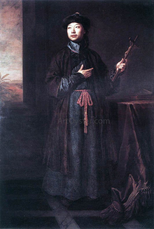  Sir Godfrey Kneller The Chinese Convert - Hand Painted Oil Painting