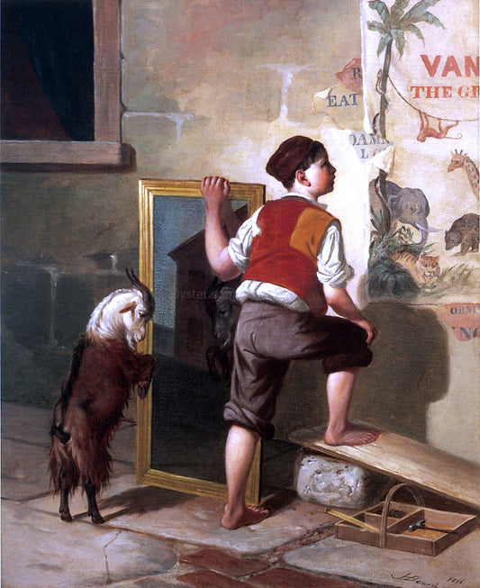  James Henry Beard The Circus Announcement - Hand Painted Oil Painting