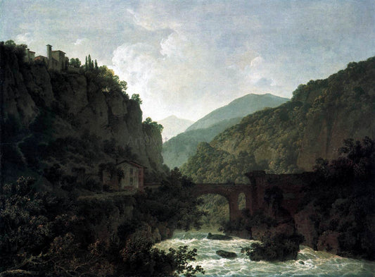  Joseph Wright The Cloister of San Cosimato - Hand Painted Oil Painting