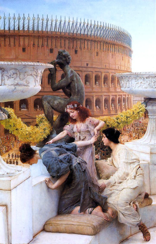  Sir Lawrence Alma-Tadema The Coliseum - Hand Painted Oil Painting