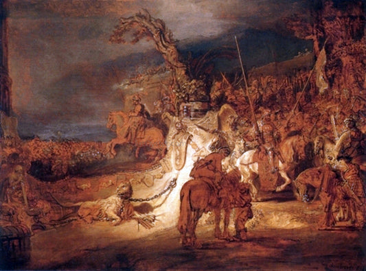  Rembrandt Van Rijn The Concert of the State - Hand Painted Oil Painting