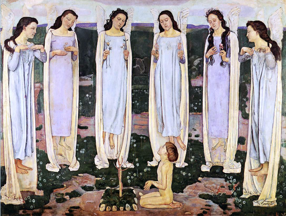  Ferdinand Hodler The Consecrated One - Hand Painted Oil Painting