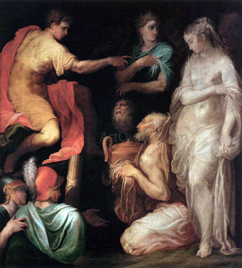  Niccolo Dell'Abbate The Continence of Scipio - Hand Painted Oil Painting