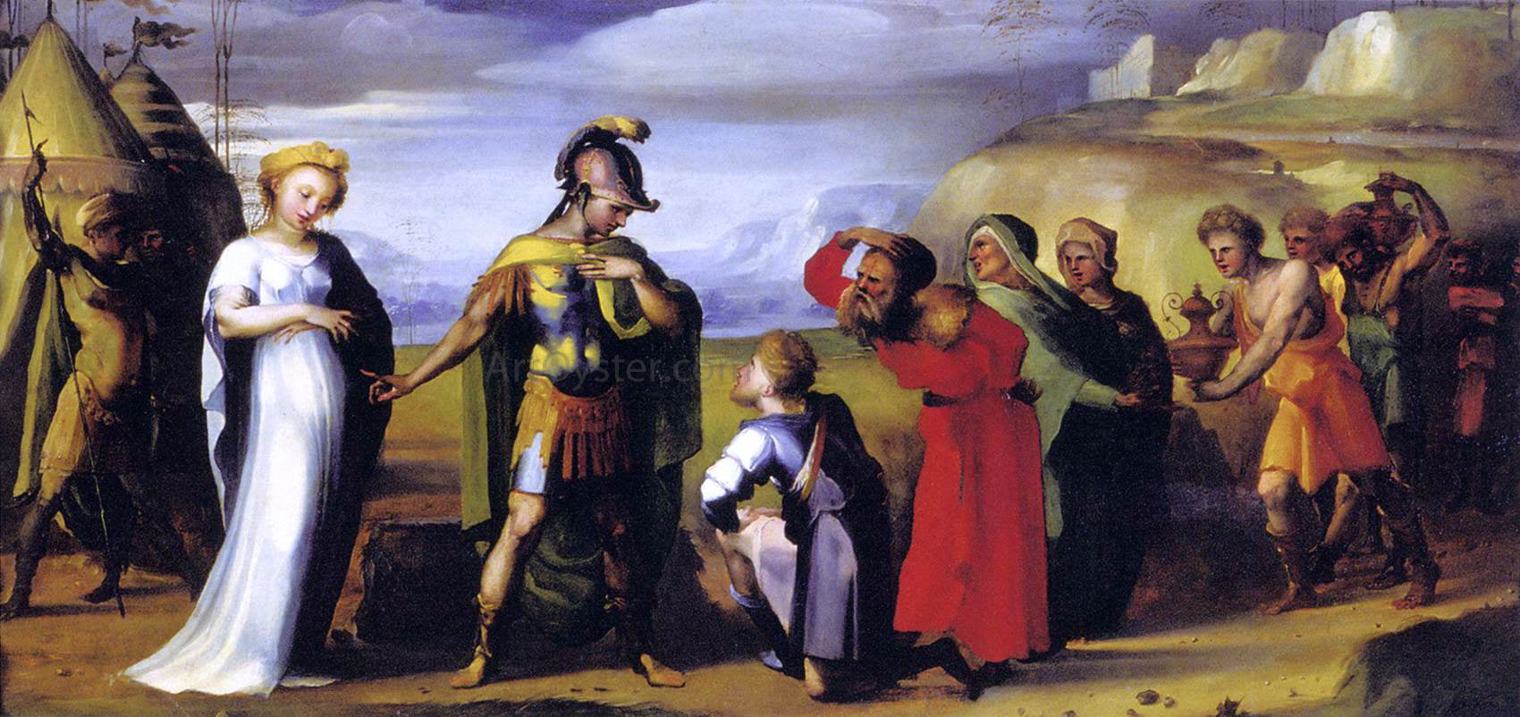  Domenico Beccafumi The Continence of Scipio Africanus - Hand Painted Oil Painting