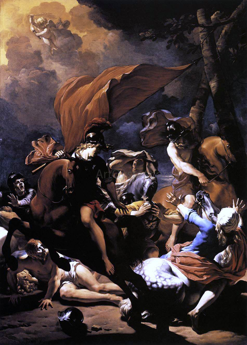  Karel Dujardin The Conversion of Paul - Hand Painted Oil Painting