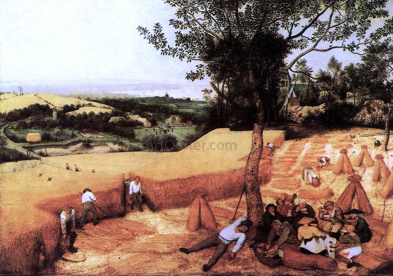  The Elder Pieter Bruegel The Corn Harvest (August) - Hand Painted Oil Painting