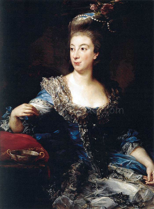  Pompeo Girolamo Batoni The Countess of San Martino - Hand Painted Oil Painting