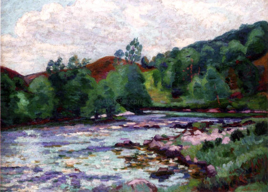 Armand Guillaumin The Dam at Ganetin - Hand Painted Oil Painting