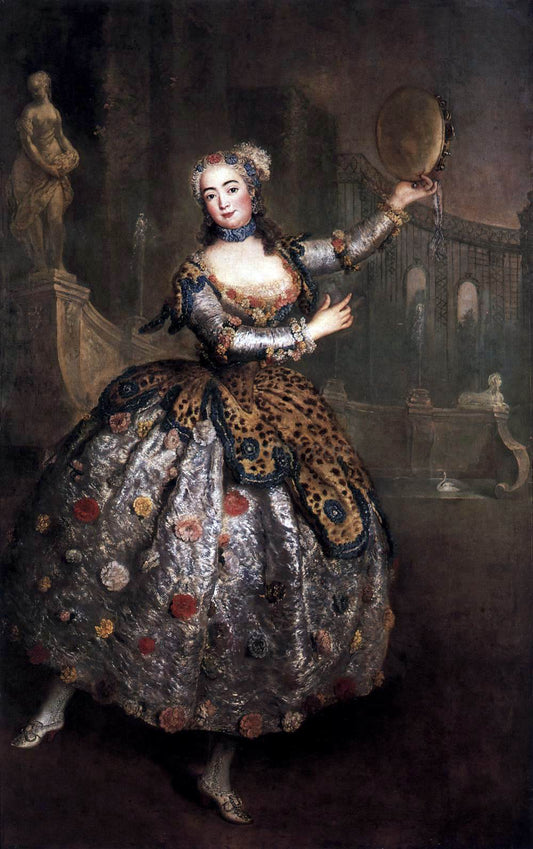  Antoine Pesne The Dancer Barbara Campanini - Hand Painted Oil Painting