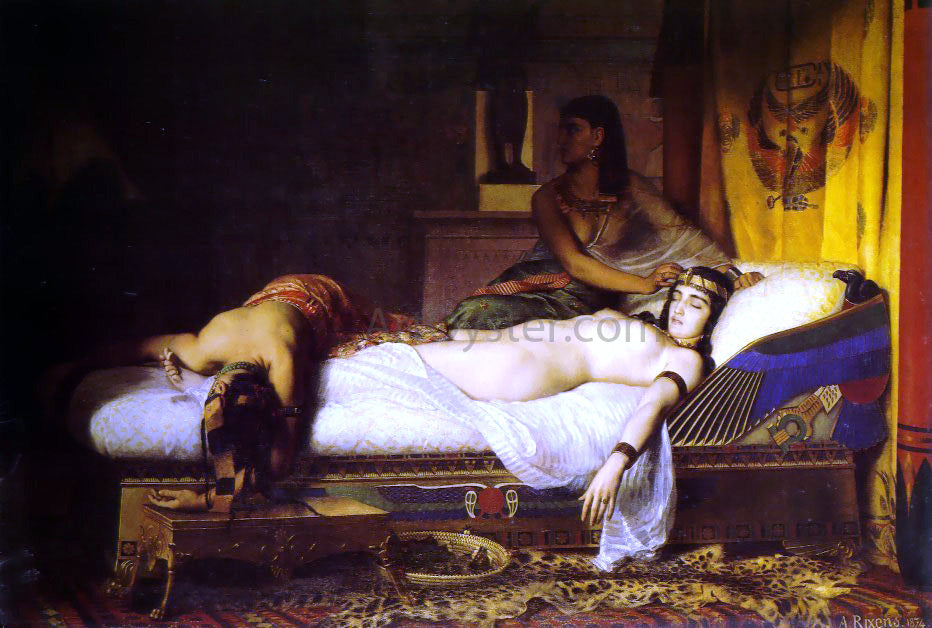  Jean Andre Rixens The Death of Cleopatra - Hand Painted Oil Painting