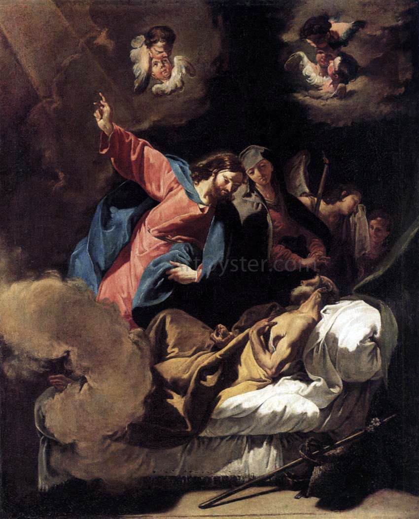  Giambattista Pittoni The Death of Joseph - Hand Painted Oil Painting