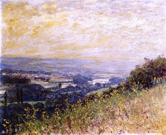  Guy Orlando Rose The Distant Town - Hand Painted Oil Painting