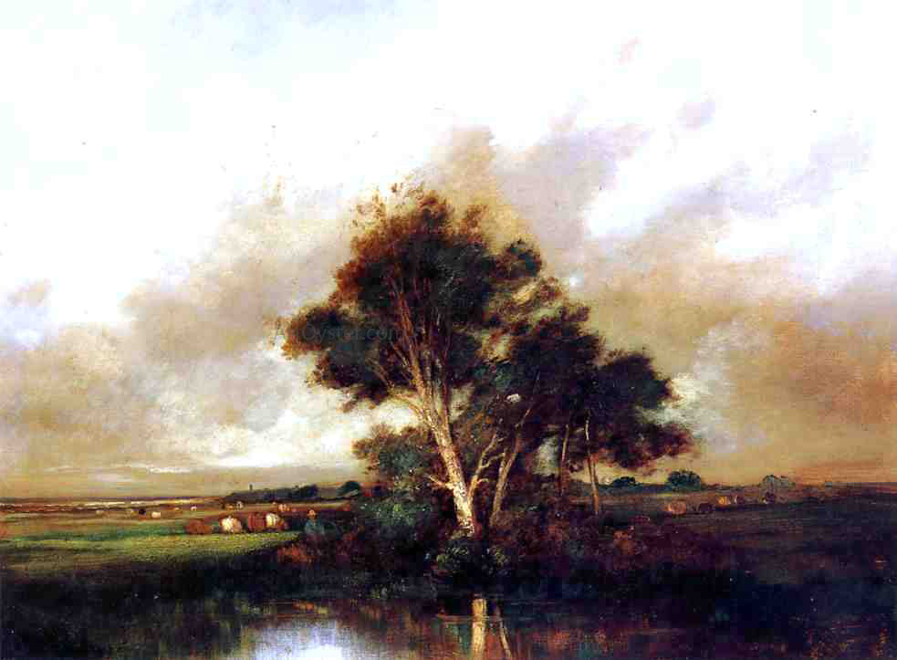  Jules Dupre The Drama of Light - Hand Painted Oil Painting